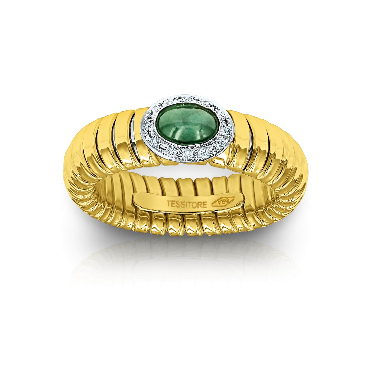 Tessitore Emerald Ring