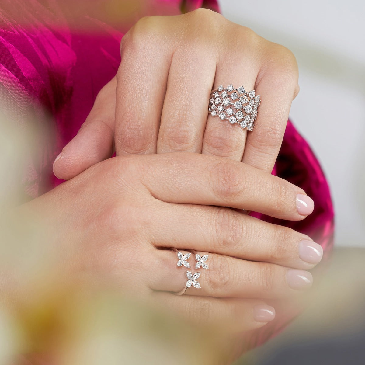 Amara 5 Line Diamond Ring