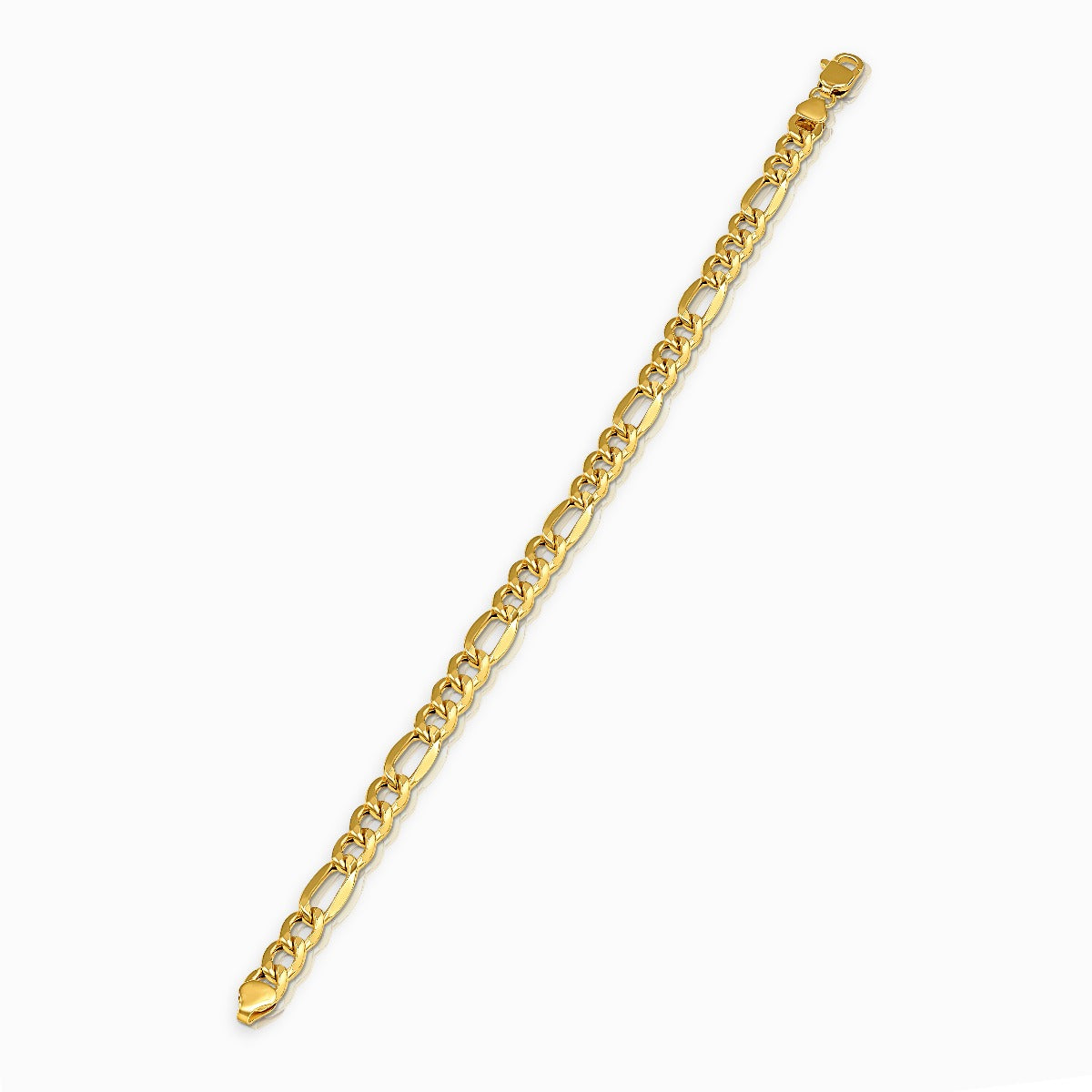 Classic Figaro Link 18K Gold Bracelet