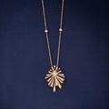 Carine Single Strings Starburst Diamond Pendant - Large