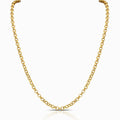 Classic Rolo Link 18K Gold Necklace