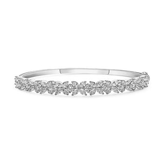 Red Carpet Round and Marquise Diamond Bangle