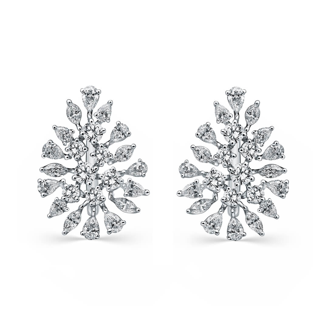 Red Carpet Pear Shaped Diamond Earring