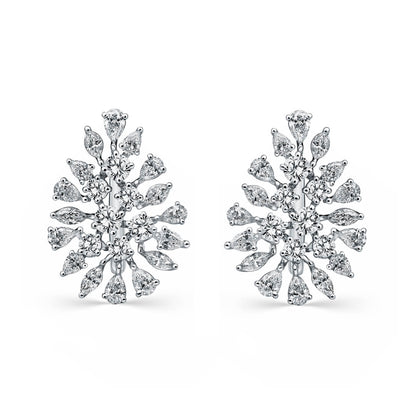 Red Carpet Pear Shaped Diamond Earring