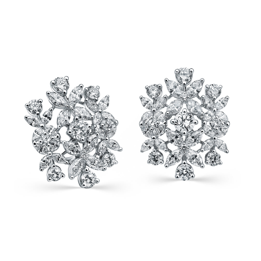 Red Carpet Round and Marquise Diamond Earring