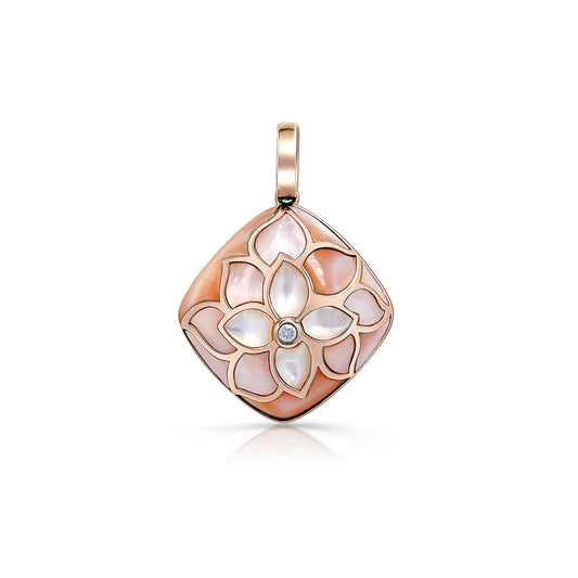 Blush Petalia Mother-of-Pearl Pendant
