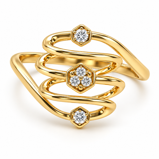 Élan Diamond Orbit Ring