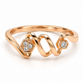Serena Diamond Wave Ring