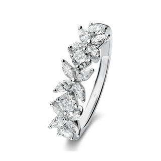 Red Carpet Half Eternity Round and Marquise Diamond Ring