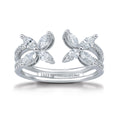 Red Carpet Twin Flower Diamond Ring