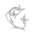 Red Carpet Triple Flower Diamond Ring