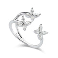 Red Carpet Triple Flower Diamond Ring
