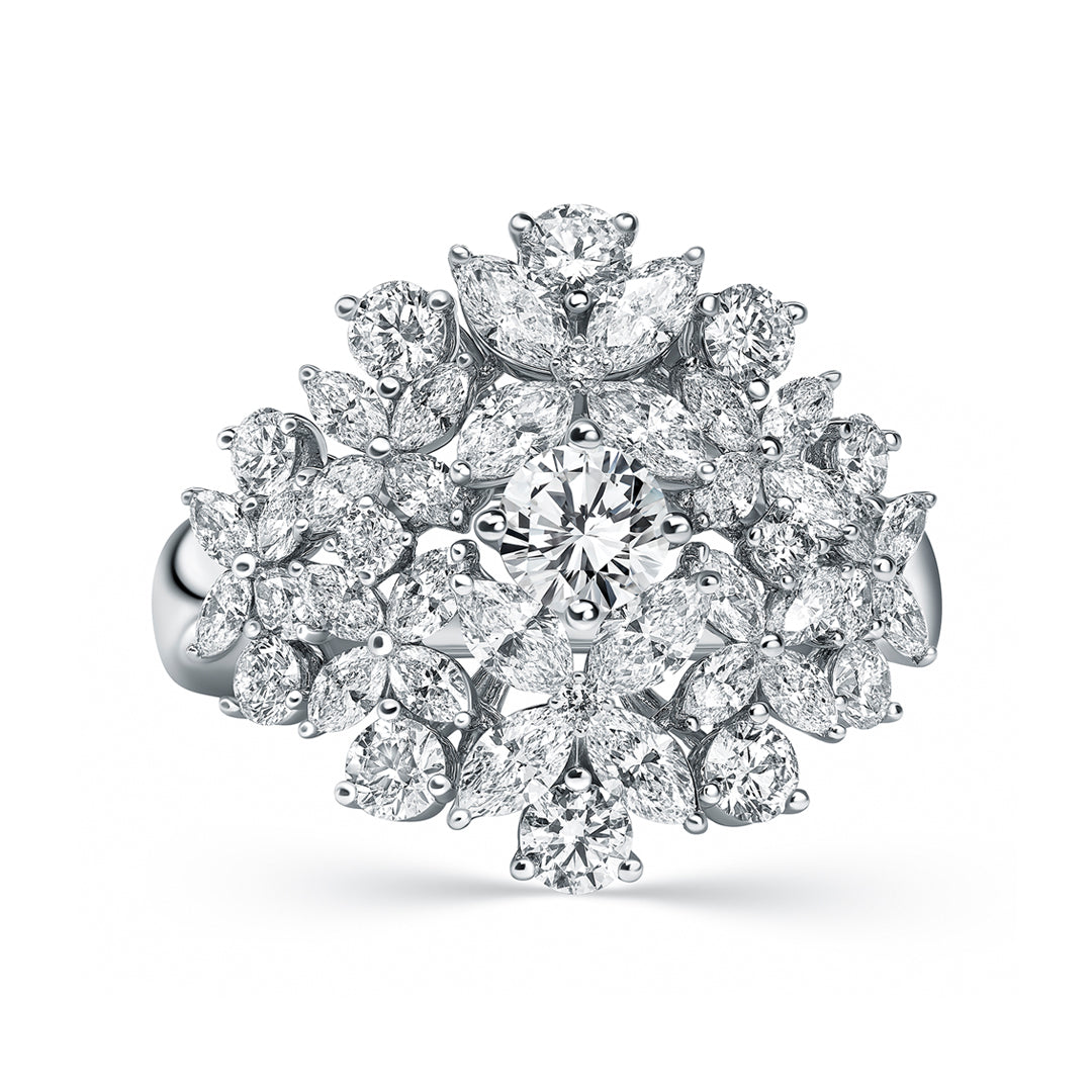 Red Carpet Pear and Marquise Diamond Ring