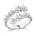 Red Carpet Round and Marquise Diamond Overlap Ring