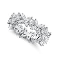 Red Carpet Full Eternity Round and Marquise Diamond Ring