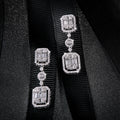 Mirage Emerald Cut Elegant Earring