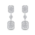 Mirage Emerald Cut Elegant Earring