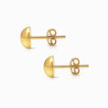 Dome Stud Earrings in 18K Yellow Gold - Medium