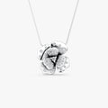 Rosea Fiorita Diamond Pendant in 18K Gold