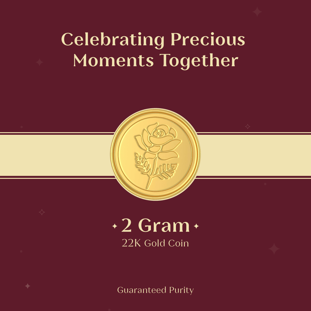 Liali Fine Jewellery 22K 2 gram Gold Coin