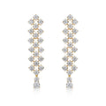 Elegant - Joie diamond earrings in 18K yellow gold