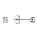 2 Carat Natural Round Diamond Solitaire Earring