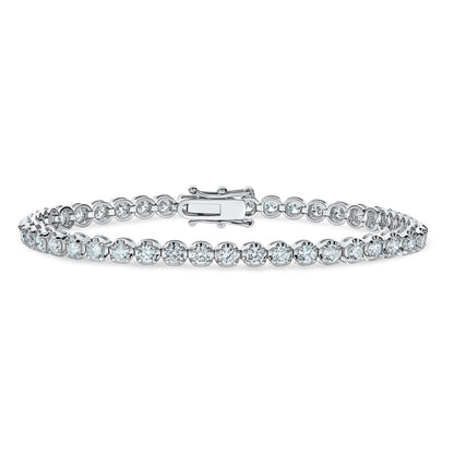 6 Carat Fierce Radiance Tiger-Prong Diamond Tennis Bracelet