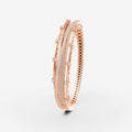 Midnight Rose Glimmer Line Diamond Bangle