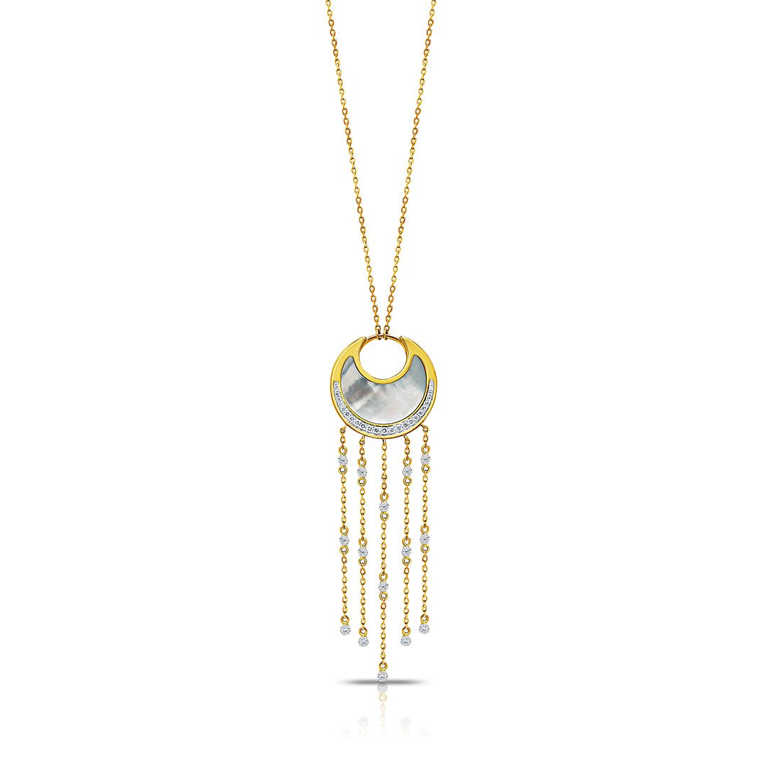 Round Mother of Pearl Pendant