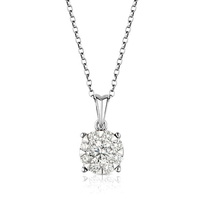 Mirage Pendant Earring & Ring 1 Ct look Set