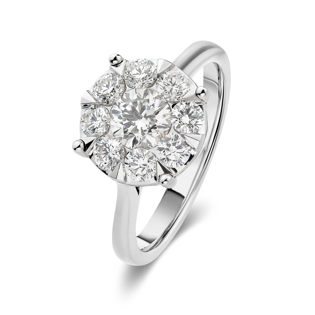 10 carat look memories diamond ring