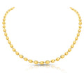 Sun-Kissed Gleam: Contemporary Gold Link Necklace