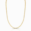 Modern Paperclip Link 18K Gold Necklace