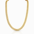 Bold Curb Link 18K Gold Necklace