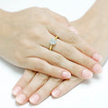 Daily wear diamond ring in 18K yellow gold-2