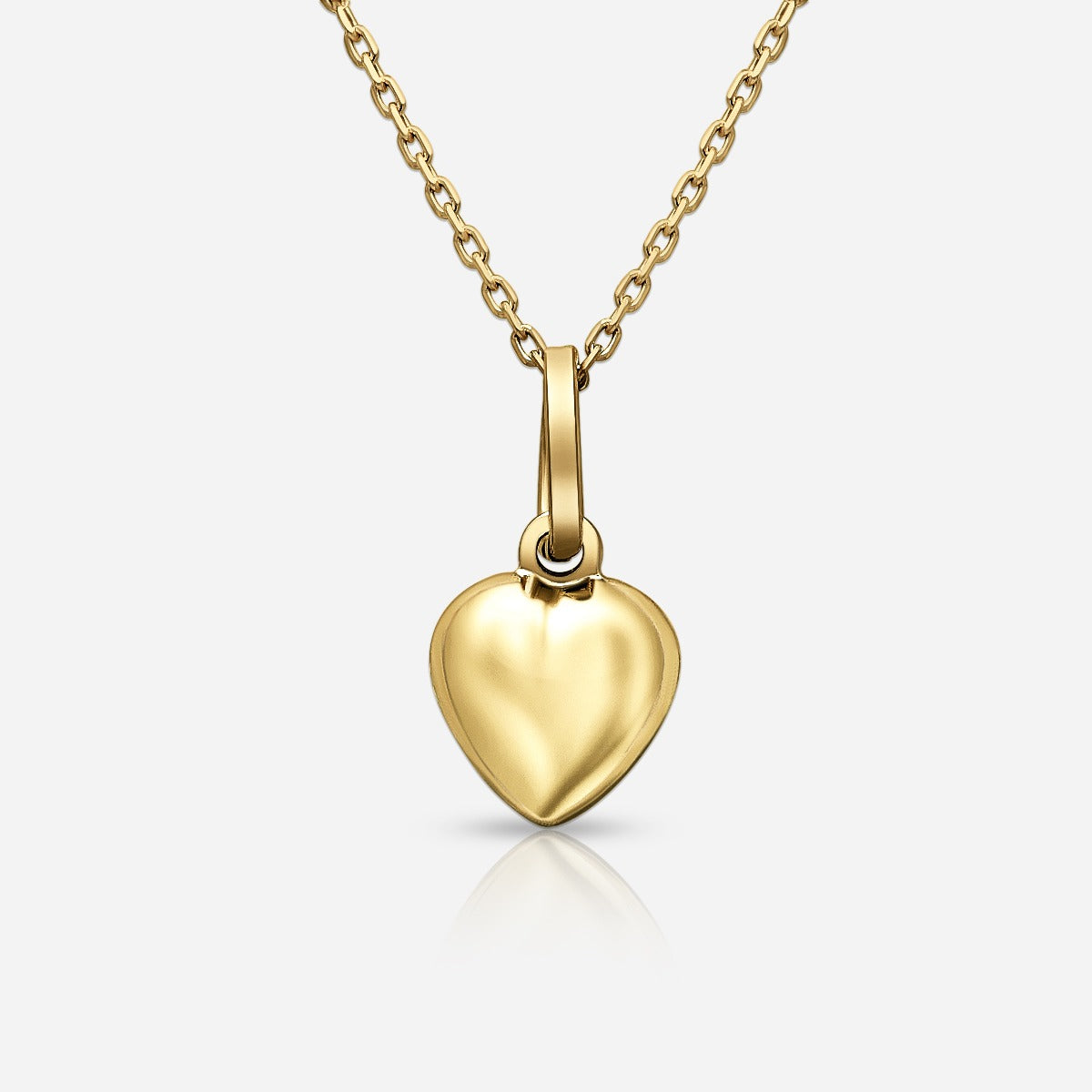 Heart Pendant in 18K Yellow Gold