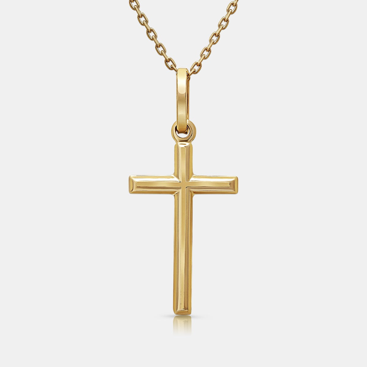 Cross Pendant in 18K Yellow Gold