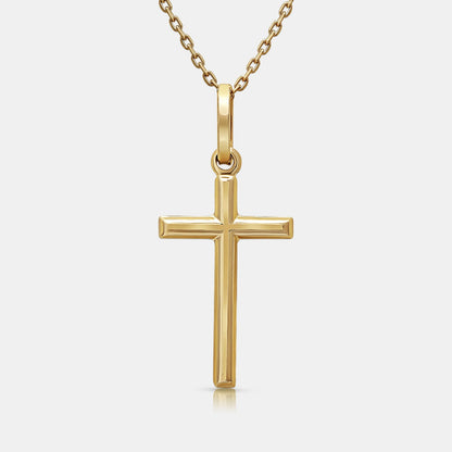 Cross Pendant in 18K Yellow Gold