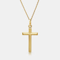 Cross Pendant in 18K Yellow Gold - Medium