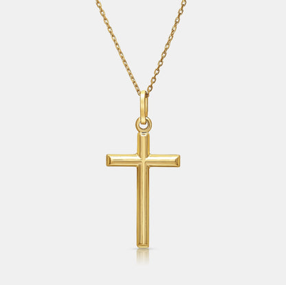 Cross Pendant in 18K Yellow Gold - Medium
