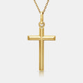 Cross Pendant in 18K Yellow Gold - Medium