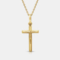 Crucifix Pendant in 18K Yellow Gold