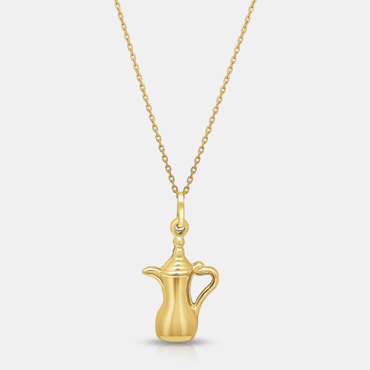 Dallah Pendant in 18K Yellow Gold