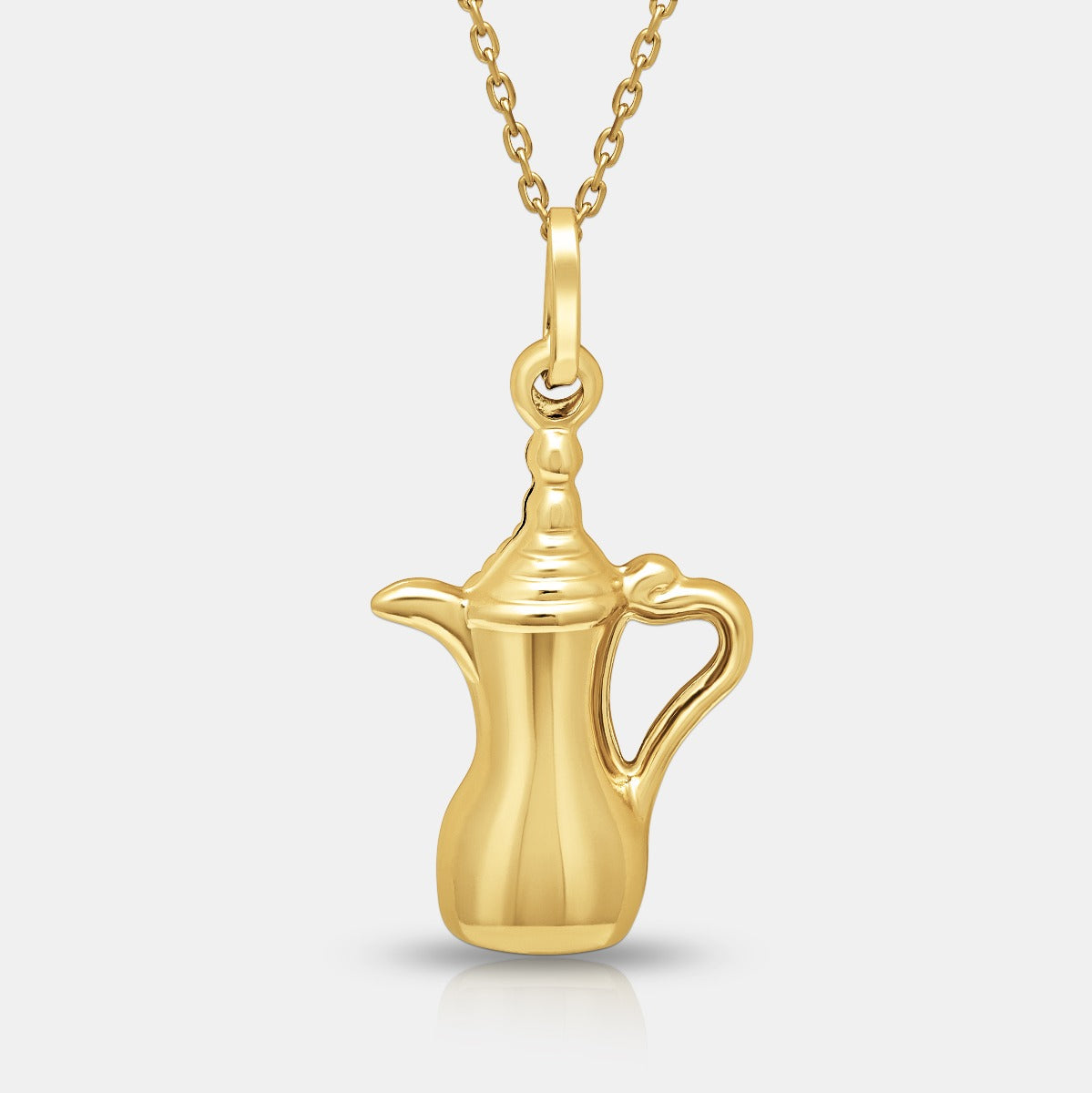 Dallah Pendant in 18K Yellow Gold