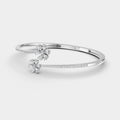 Red Carpet Diamond Blossom Areeq 18K Bangle White Gold