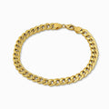 Classic Curb Link 18K Gold Bracelet