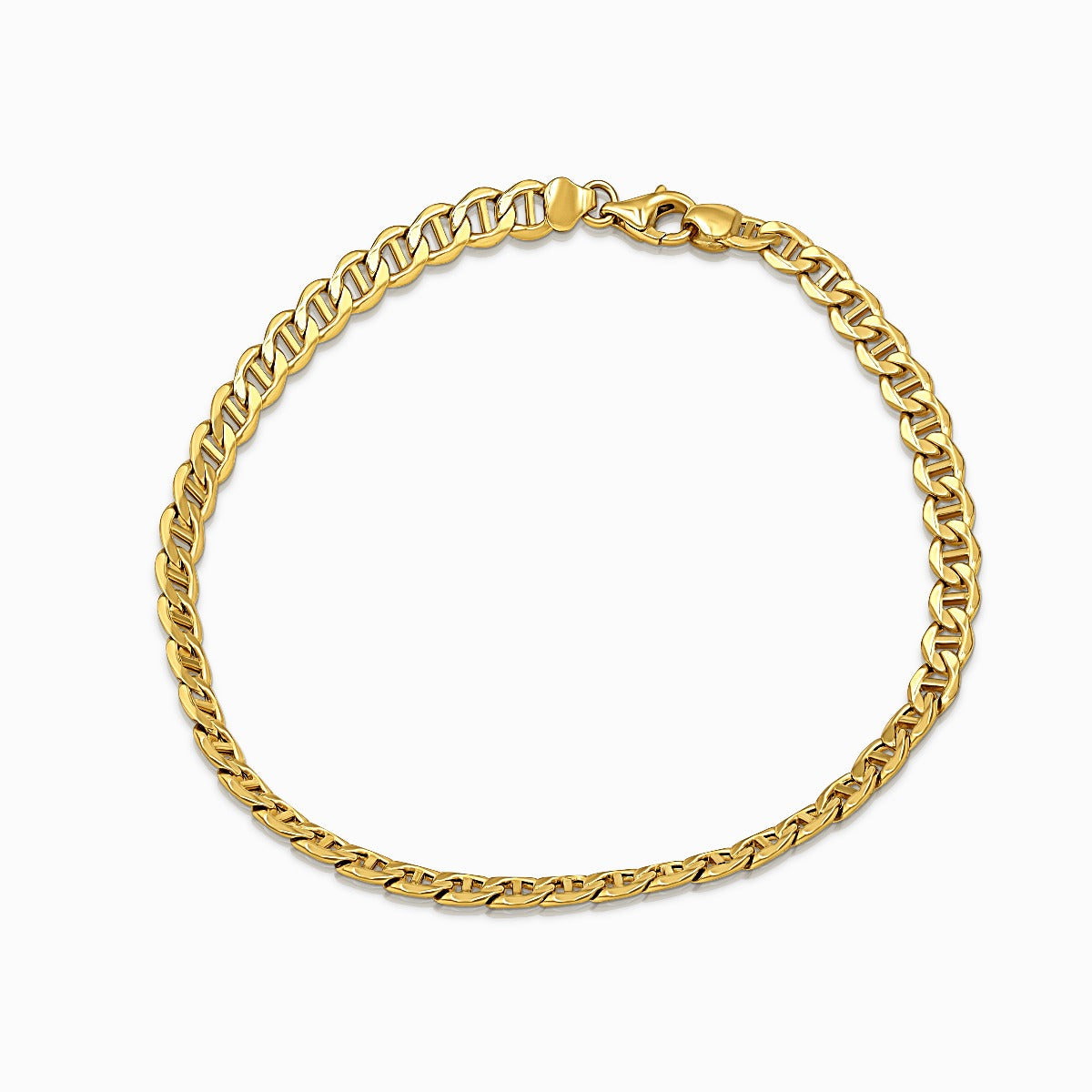 Classic Mariner Link 18K Gold Bracelet