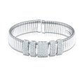 Tessitore Bangle in 18K White Gold - Large