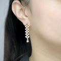 Joie Diamond Drop Earrings