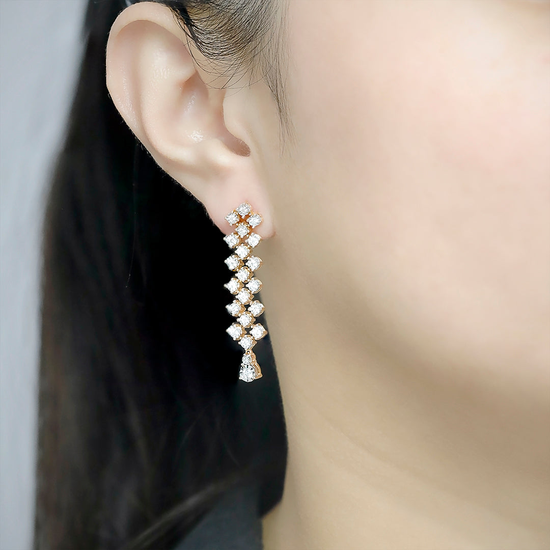 Joie Diamond Drop Earrings